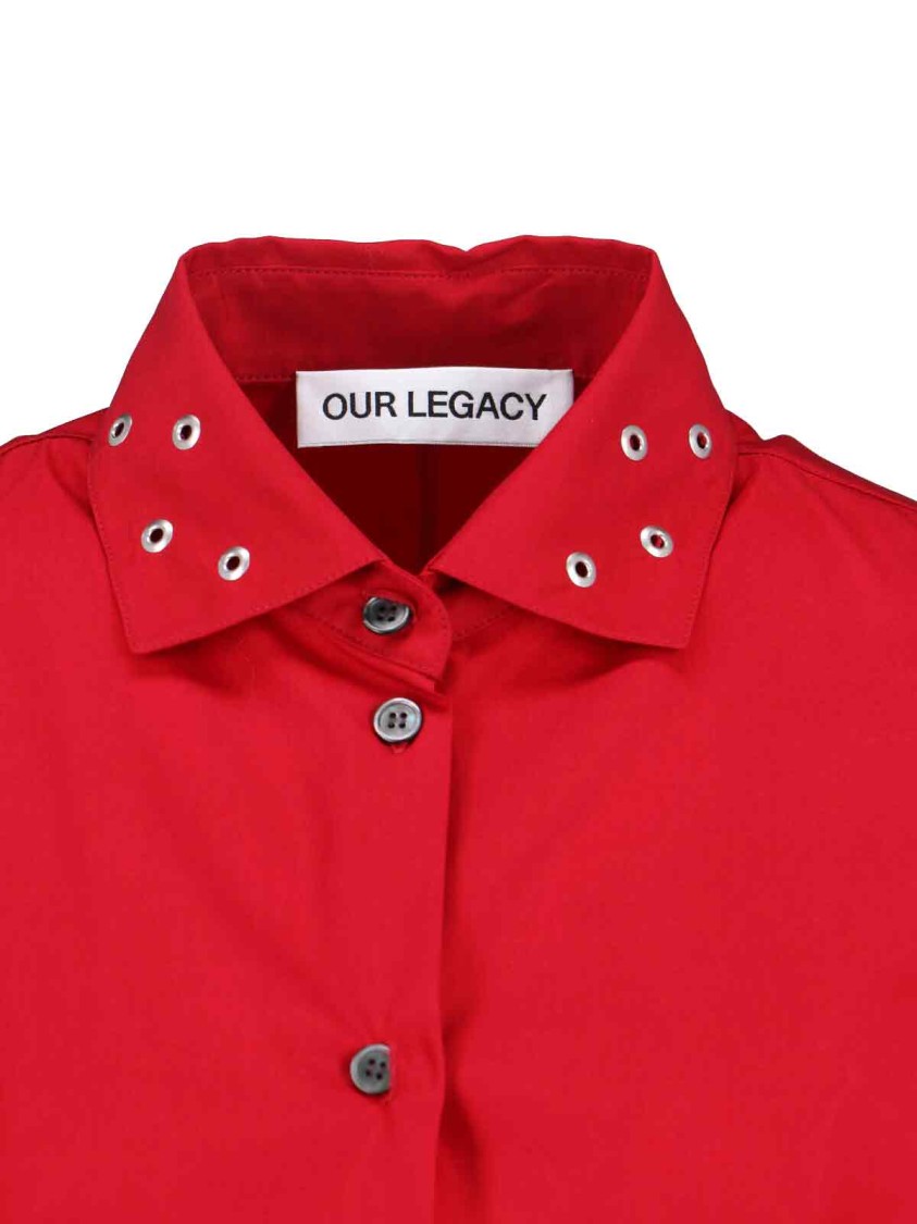 Our Legacy Frock Shirt Dress – Red Rood