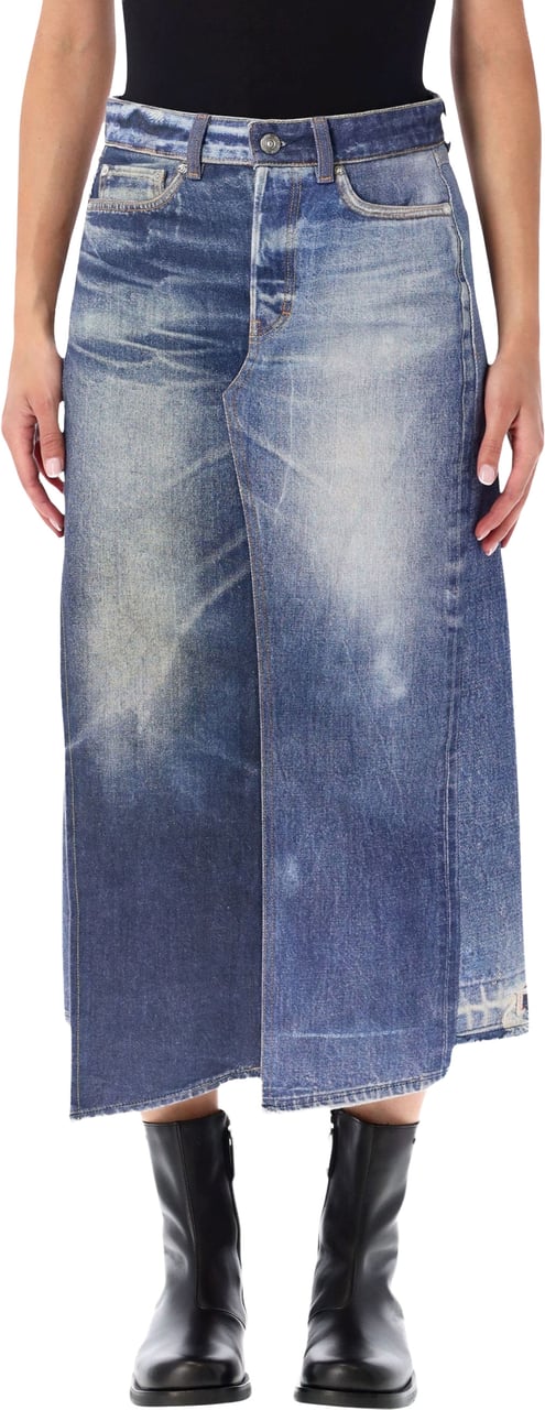 Our Legacy Craft Skirt Multi Blue Blauw