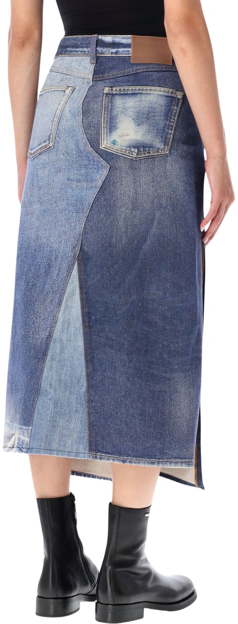 Our Legacy Craft Skirt Multi Blue Blauw