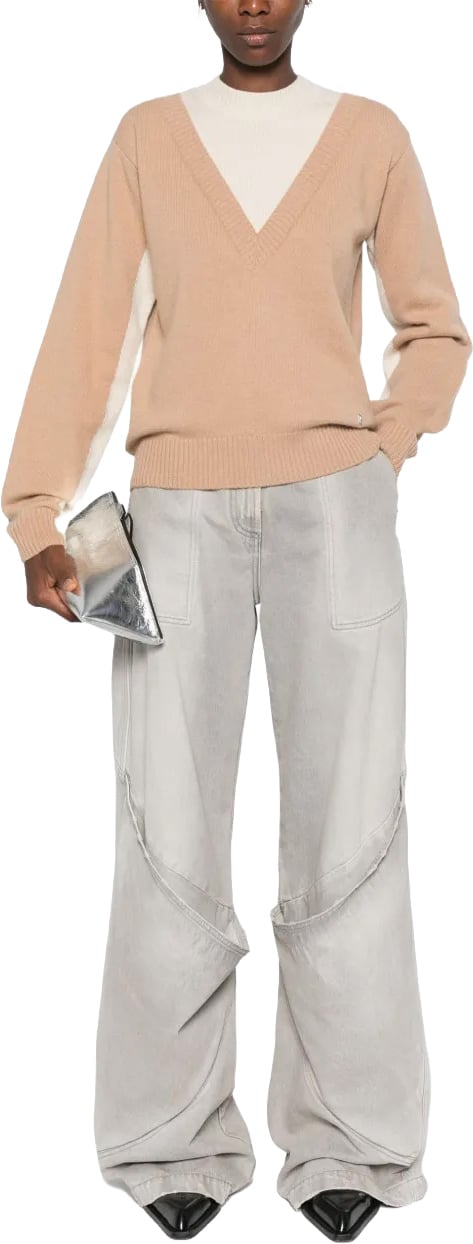 Paco Rabanne Classic Round Neck Pullover with Silhouette Neutraal