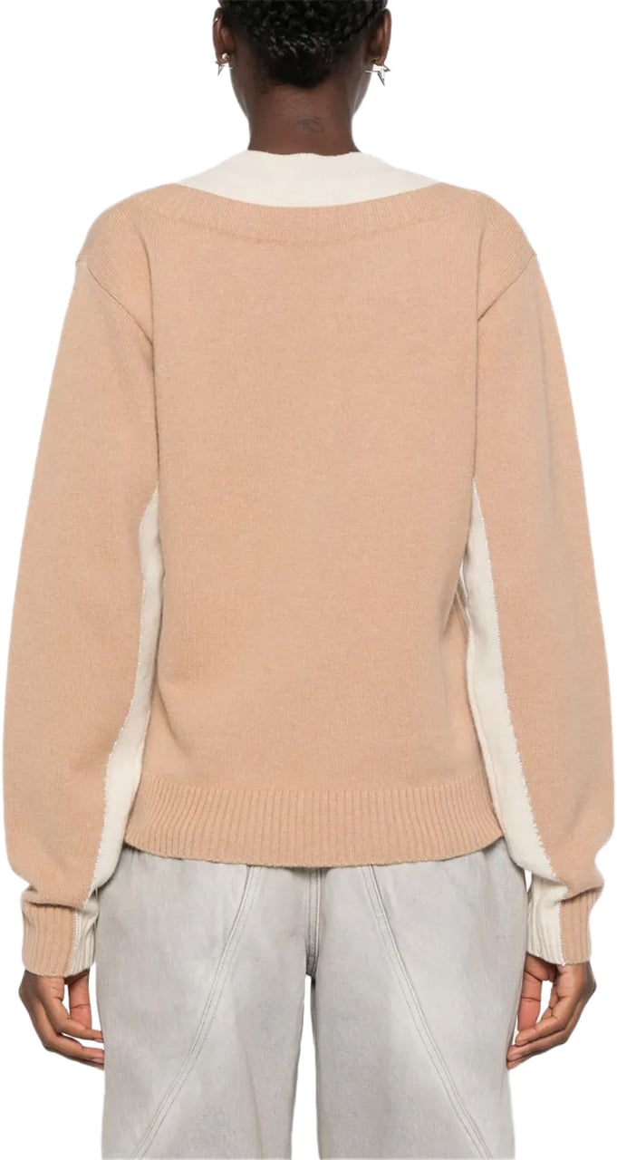 Paco Rabanne Classic Round Neck Pullover with Silhouette Neutraal