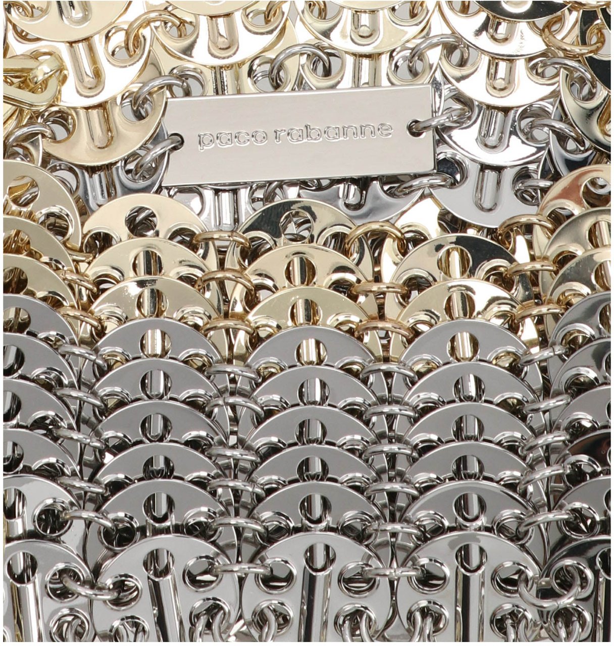 Paco Rabanne Multicolor Brass Shoulder Bag Divers