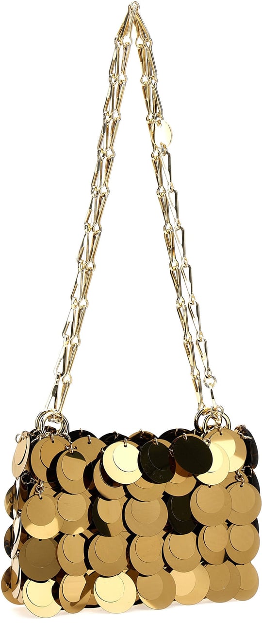Paco Rabanne Gold Polyester Handbag Goud