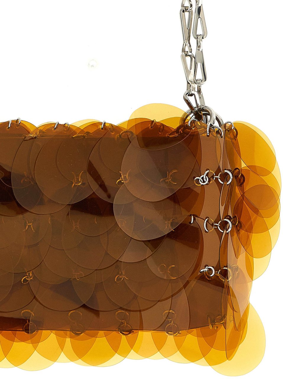 Paco Rabanne Orange Polyester Shoulder Bag Divers