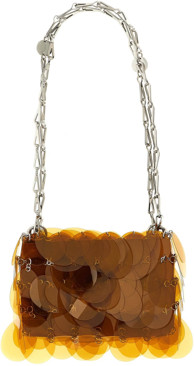 Paco Rabanne Orange Polyester Shoulder Bag Divers