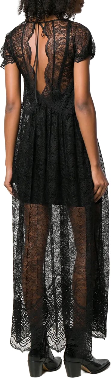 Paco Rabanne Modern Silhouette Fitted Paco Rabanne Dress Grijs