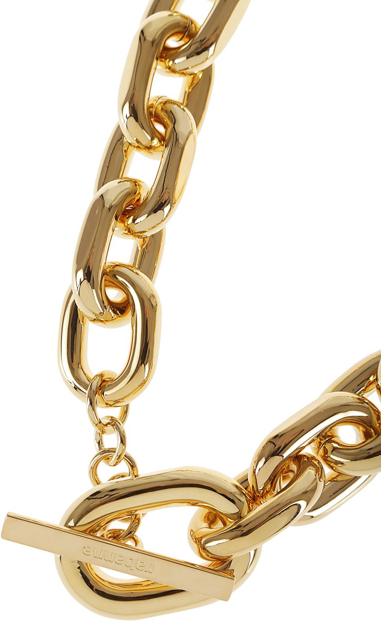 PACO RABANNE Gold Xl Link necklace Zilver