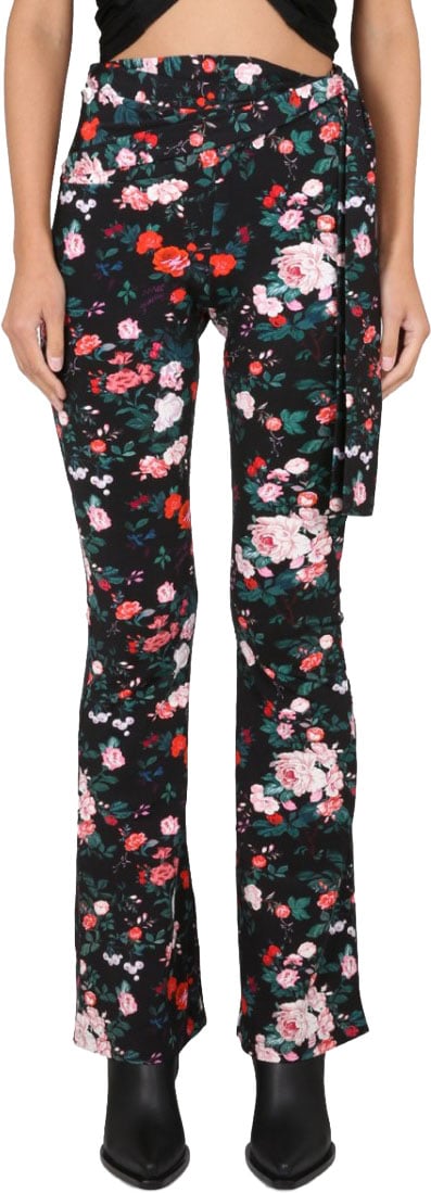 Paco Rabanne Slim Fit Pants Zwart