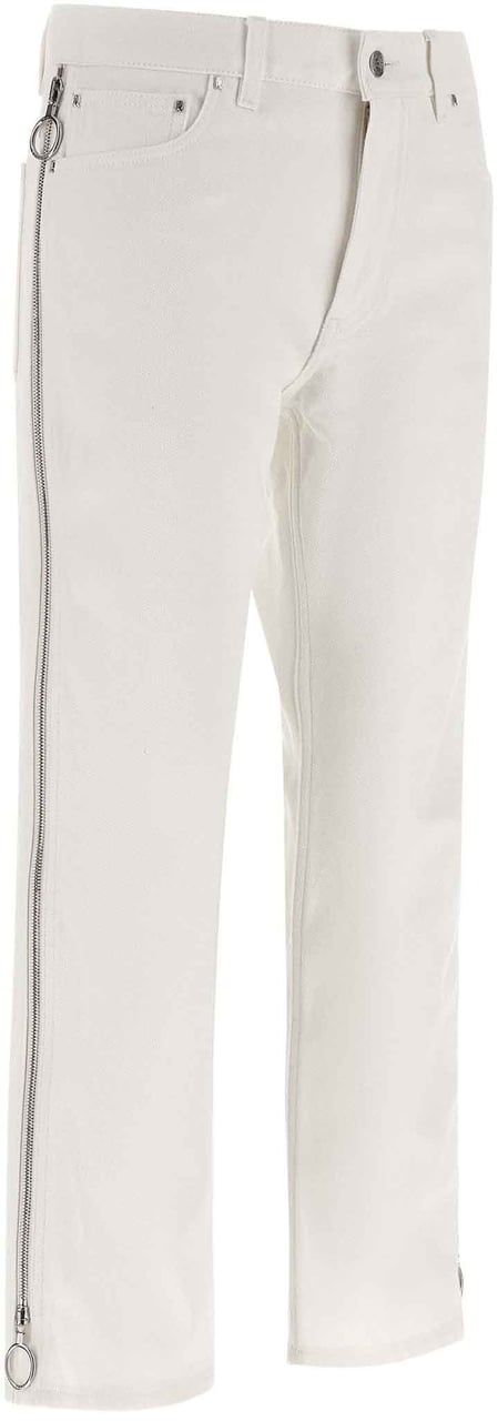 Paco Rabanne White Cotton Jeans Denim Wit