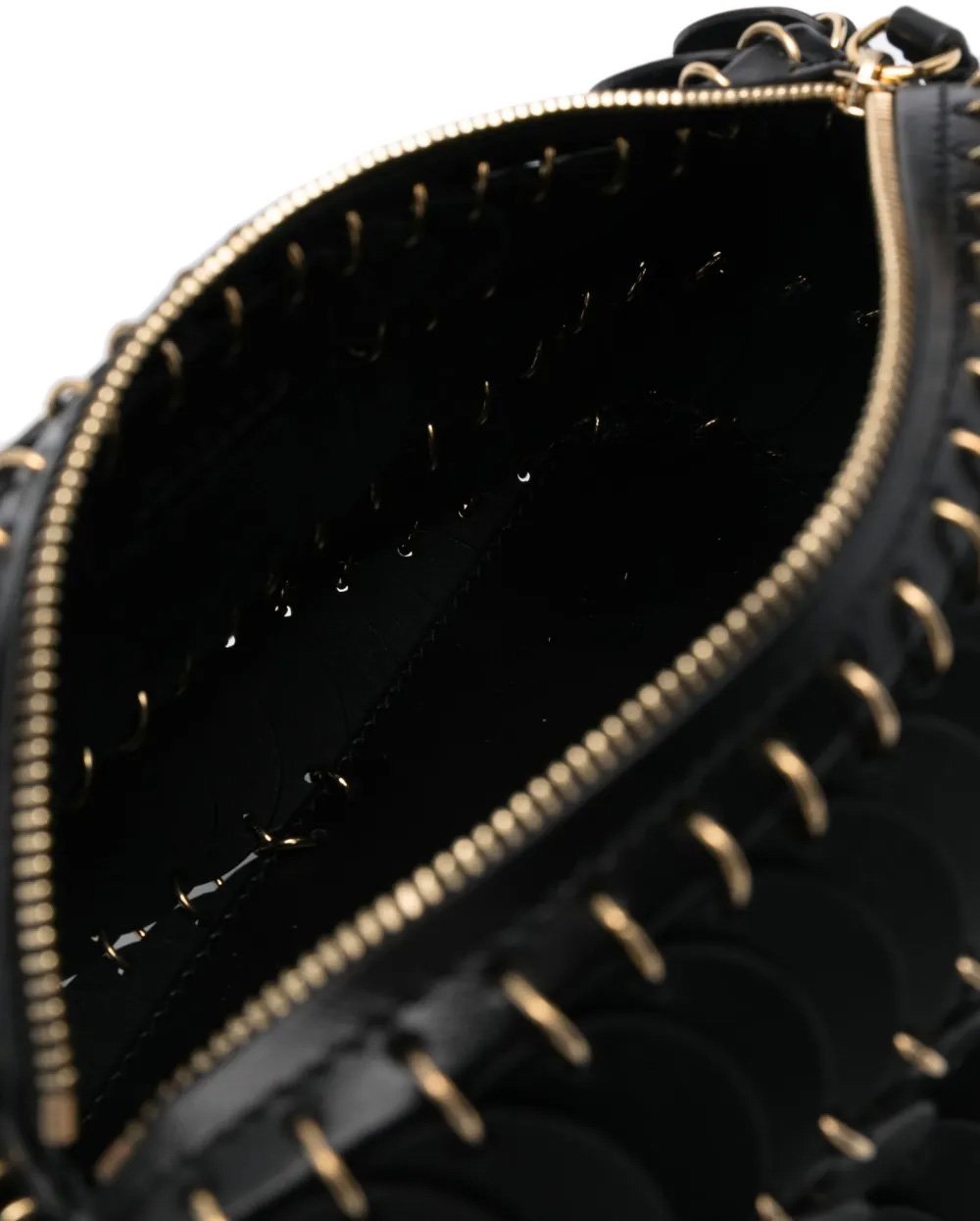 Paco Rabanne Structured Minimalist Pochette Zwart