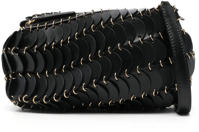 Paco Rabanne Structured Minimalist Pochette Zwart