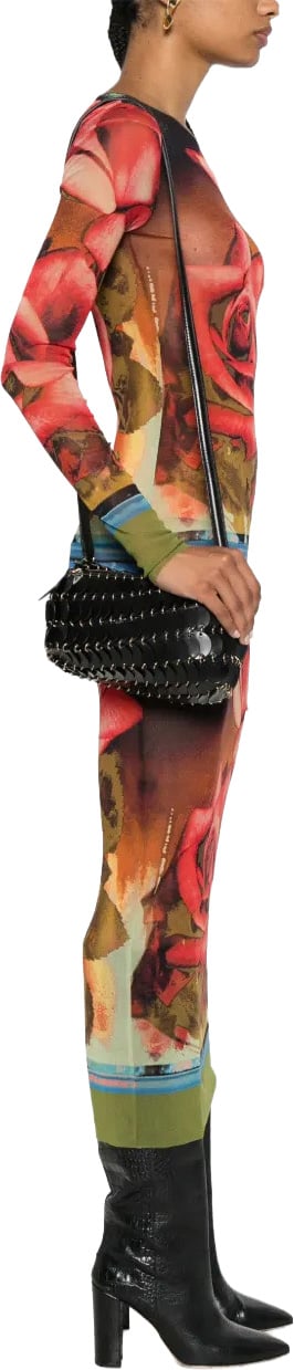 Paco Rabanne Structured Minimalist Pochette Zwart