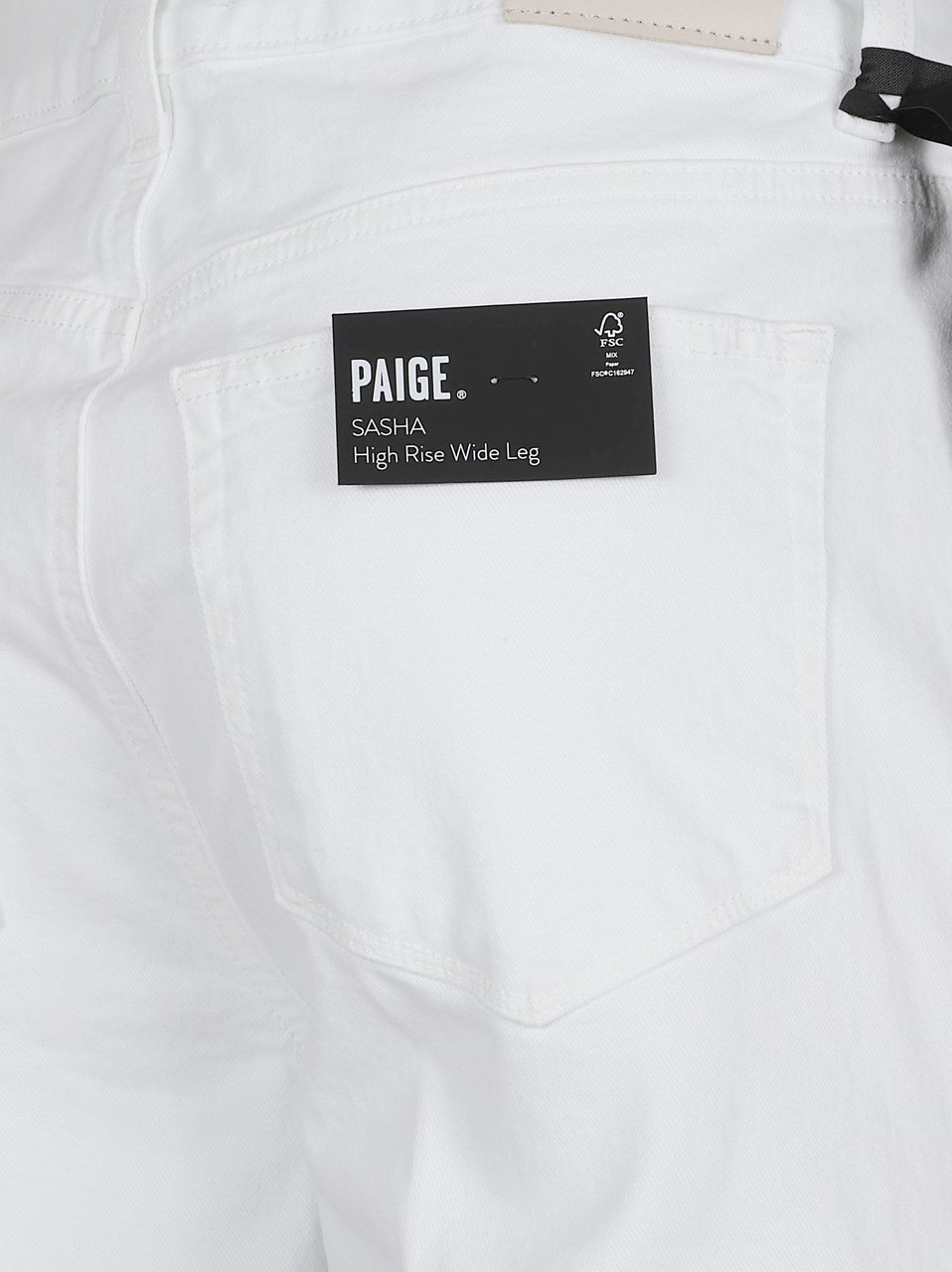 PAIGE Sasha 32 Crisp White Pants Wit