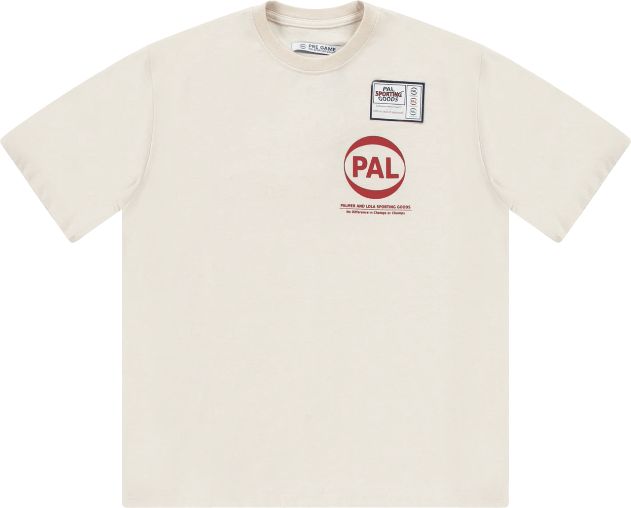 PAL Pre Game T-shirt Marshmallow Beige