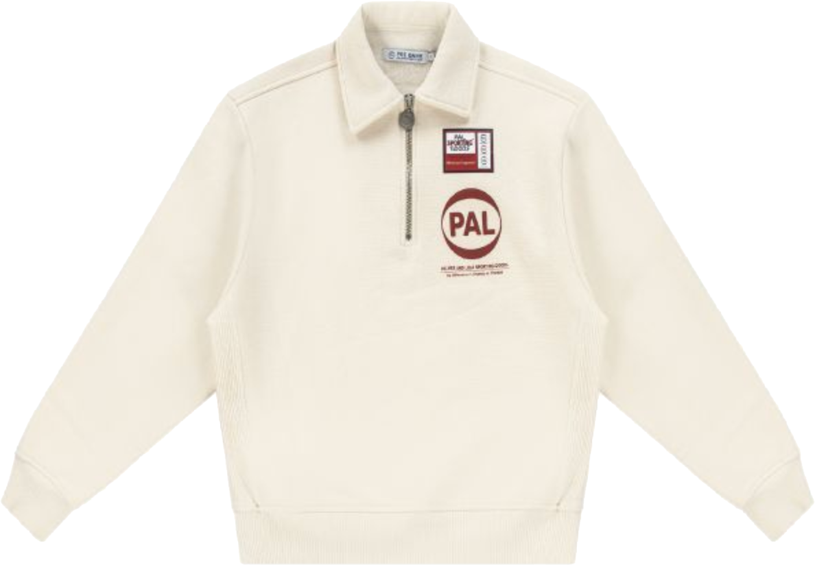 PAL Pre Game Half Zip Marshmallow Men Beige