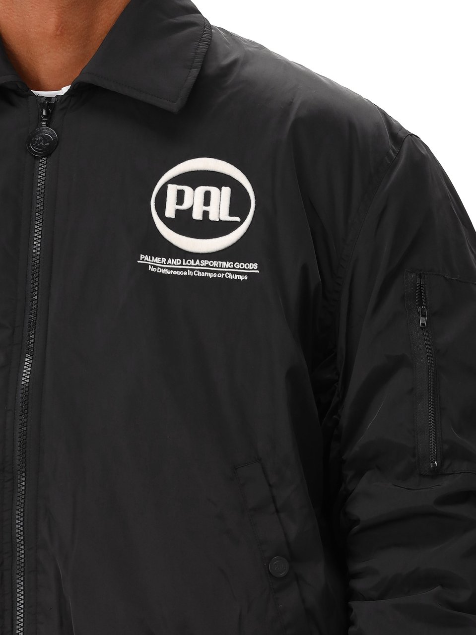 PAL PAL Sporting Goods Jas Zwart Sponsor Bomber Jacket Zwart