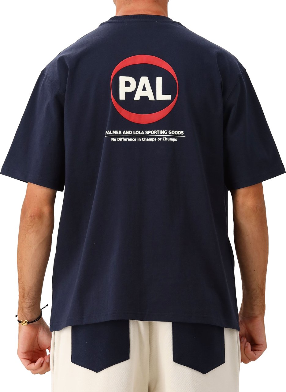 Pal Sporting Goods T-shirt Navy Pre Game Blauw