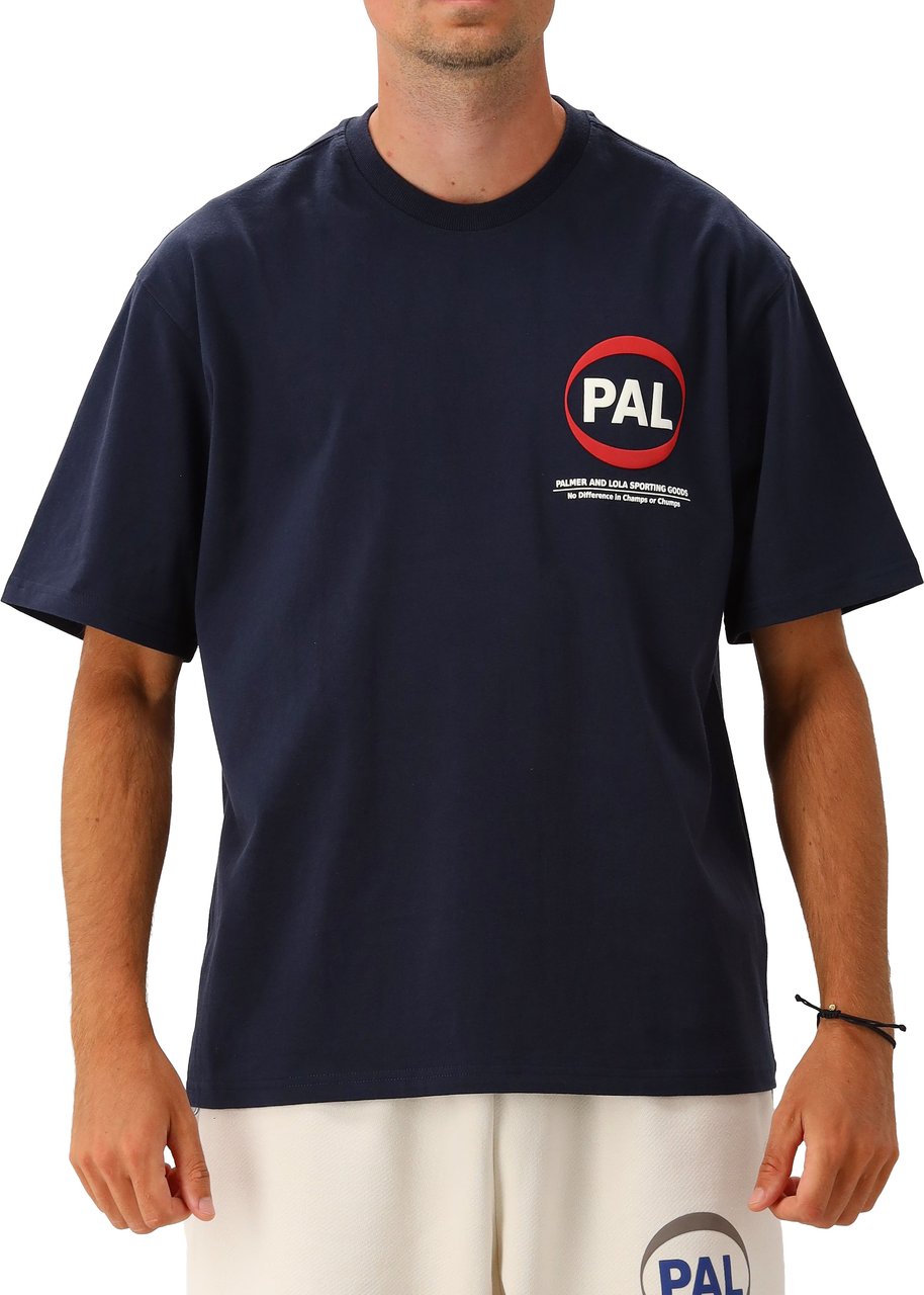 Pal Sporting Goods T-shirt Navy Pre Game Blauw