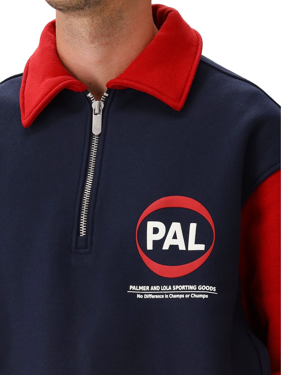 Pal Sporting Goods Sweater Half Zip Blauw Pre Game Blauw