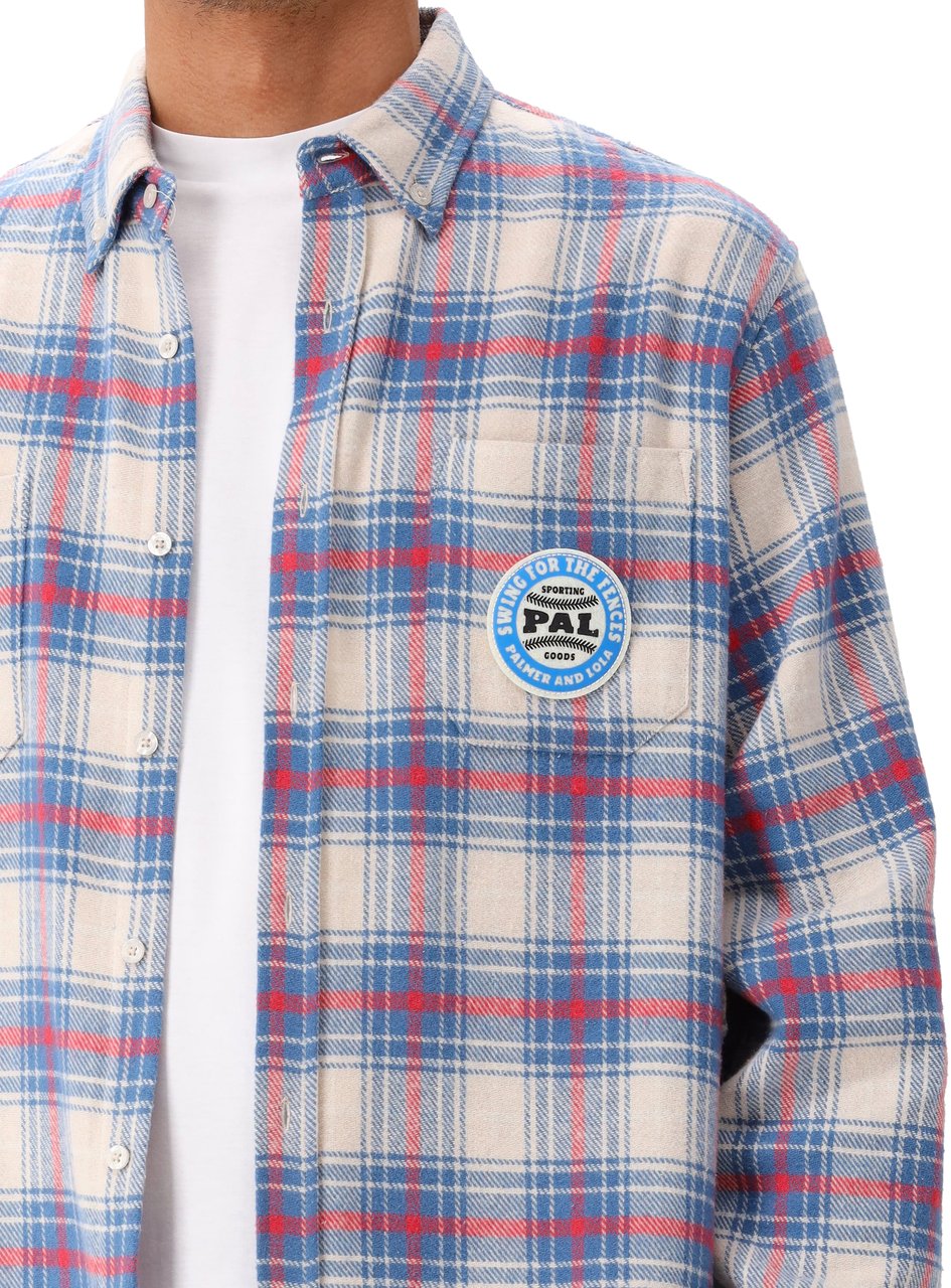 PAL Pal Sporting Goods Overhemd Blauw Swing For The Fences Flannel Blauw