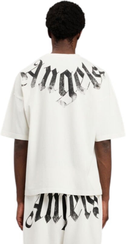 Palm Angels Heren T-shirt Wit
