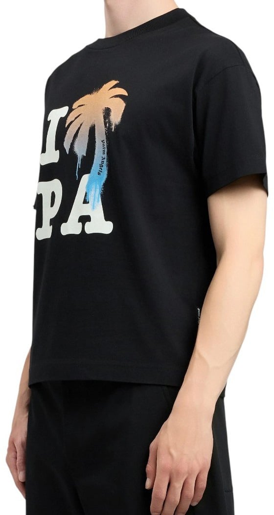 Palm Angels Heren T-shirt Zwart
