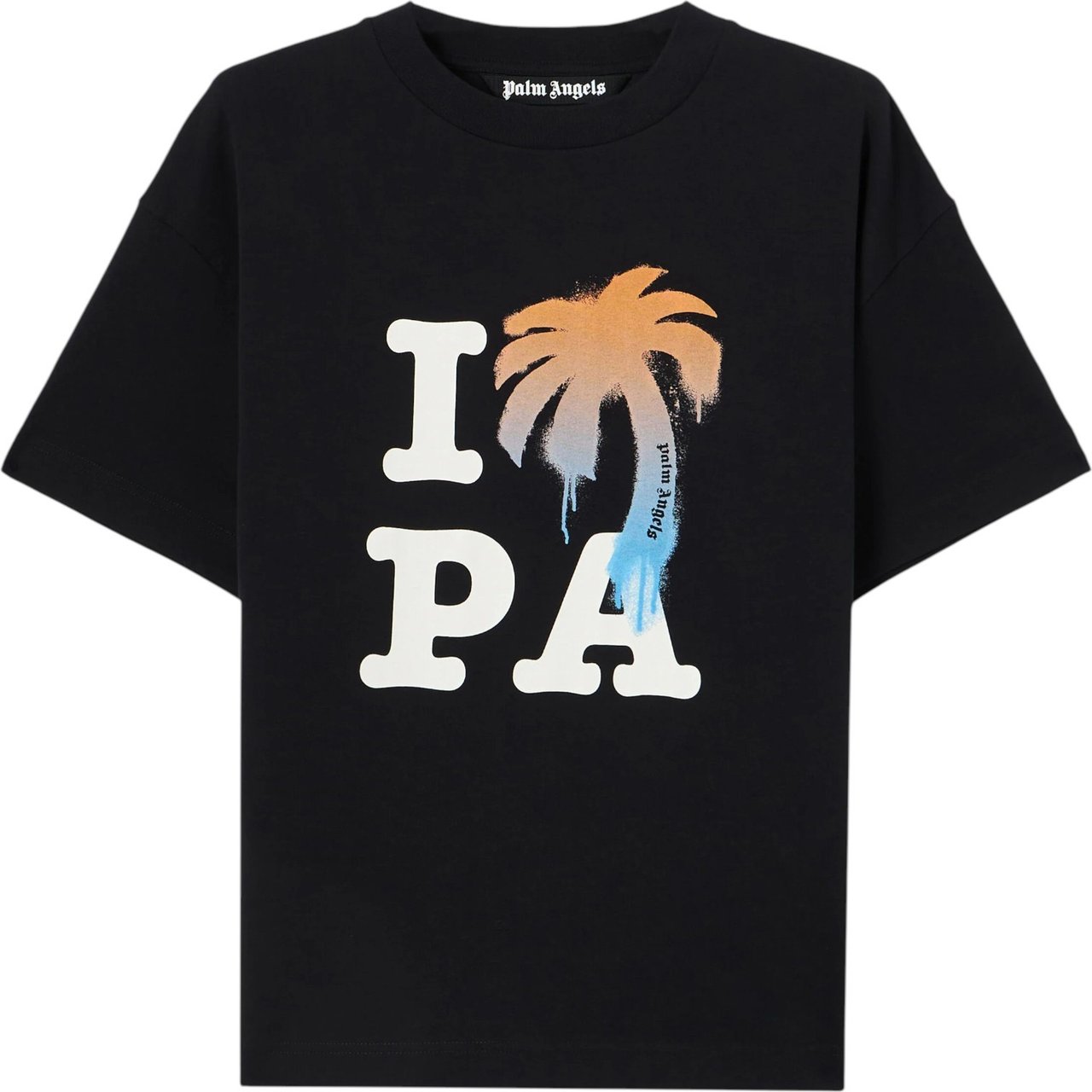 Palm Angels Heren T-shirt Zwart