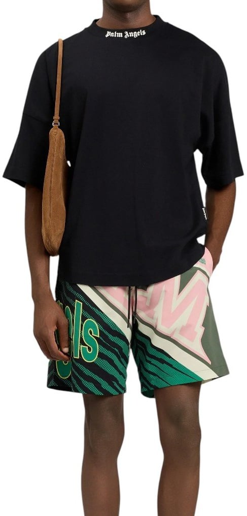 Palm Angels Heren T-shirt Zwart