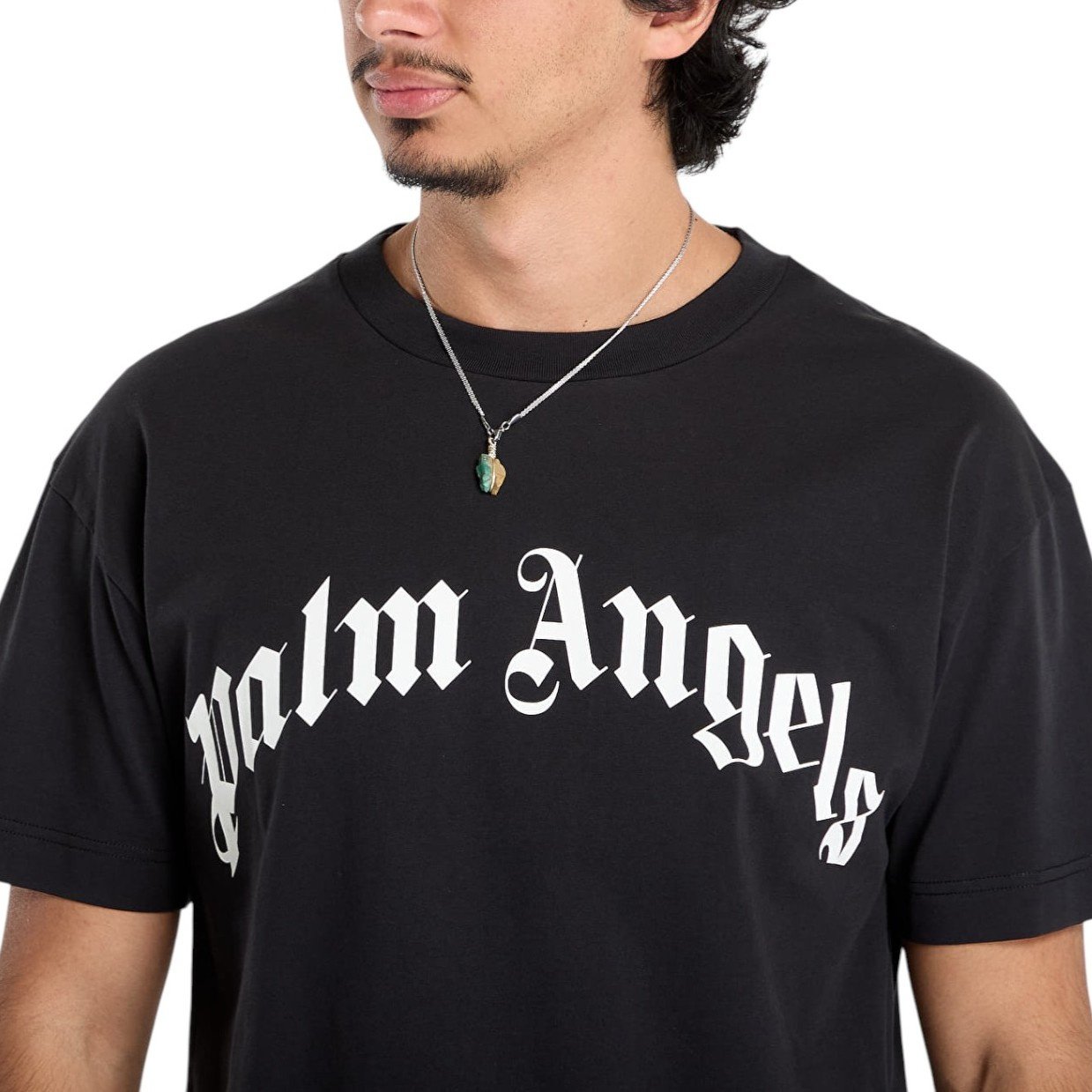 Palm Angels Heren T-shirt Zwart