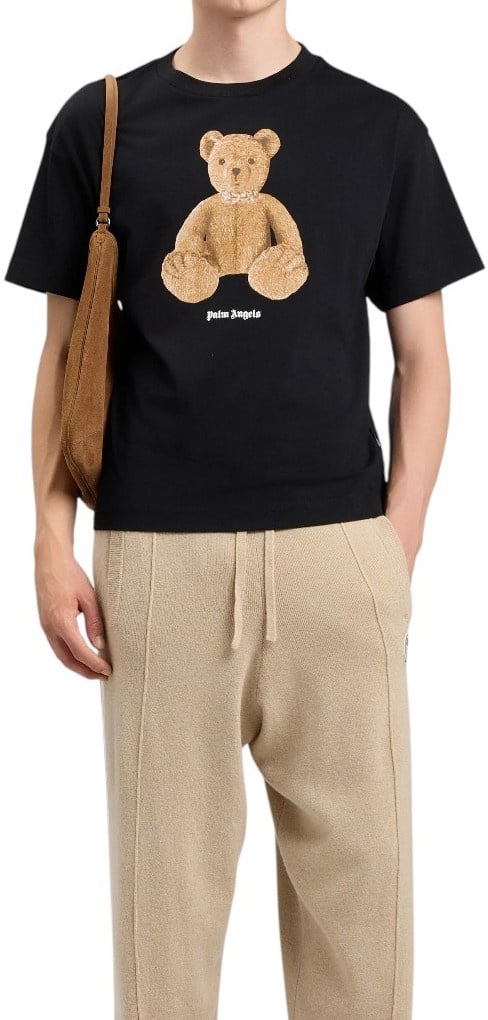 Palm Angels Heren T-shirt Zwart