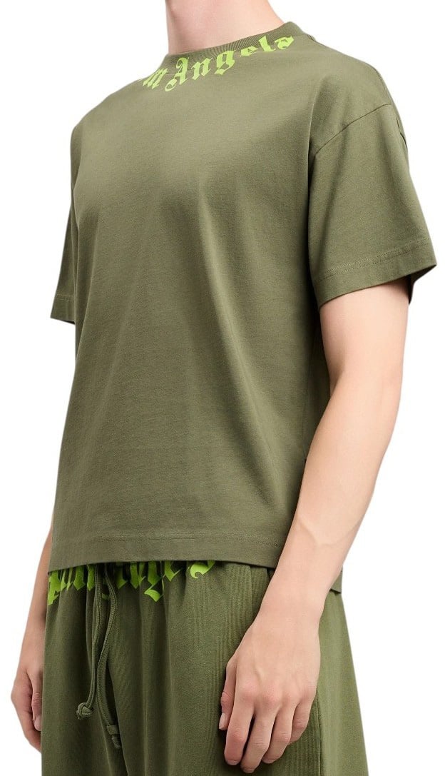 Palm Angels Heren T-shirt Groen