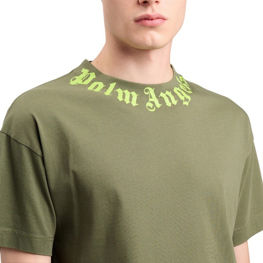 Palm Angels Heren T-shirt Groen