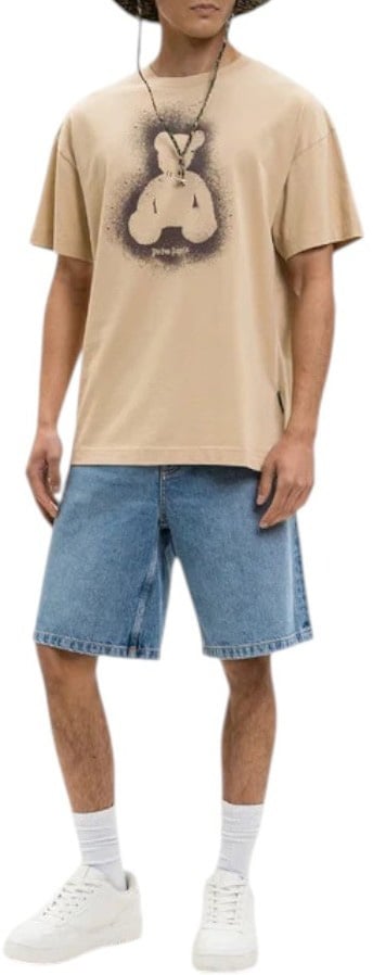 Palm Angels Heren T-shirt Bruin