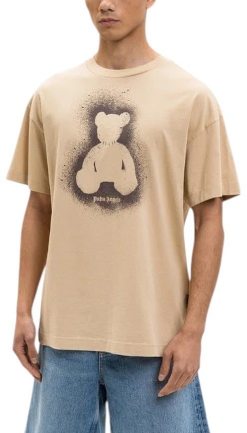 Palm Angels Heren T-shirt Bruin