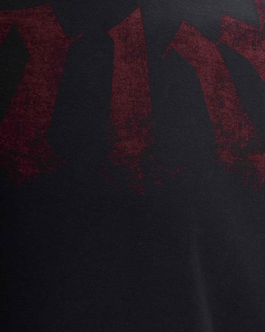 Palm Angels T-Shirts And Polos Black Burgundy Zwart