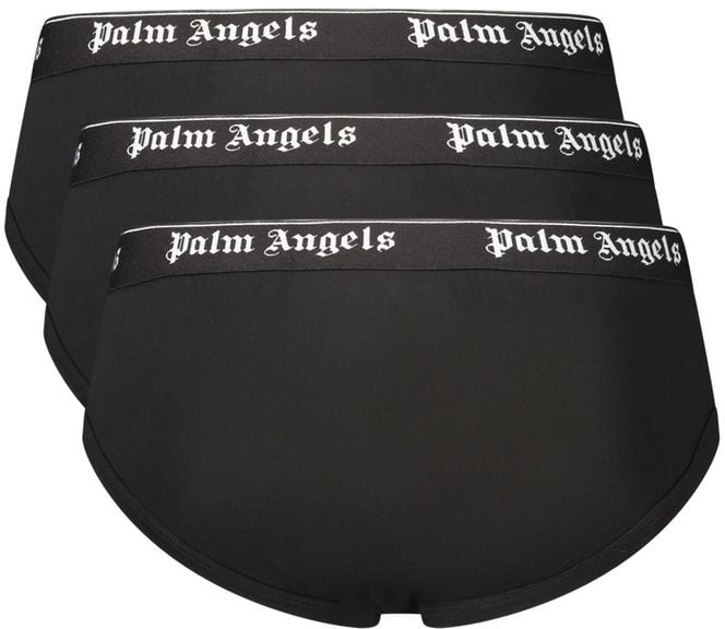 Palm Angels Black Cotton Men's Underwear Zwart