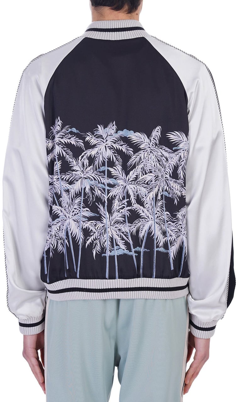 Palm Angels Palm Angels Casual Printed Bomber Zwart