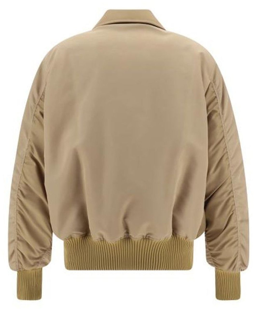 Palm Angels Padded Bomber Jacket Beige
