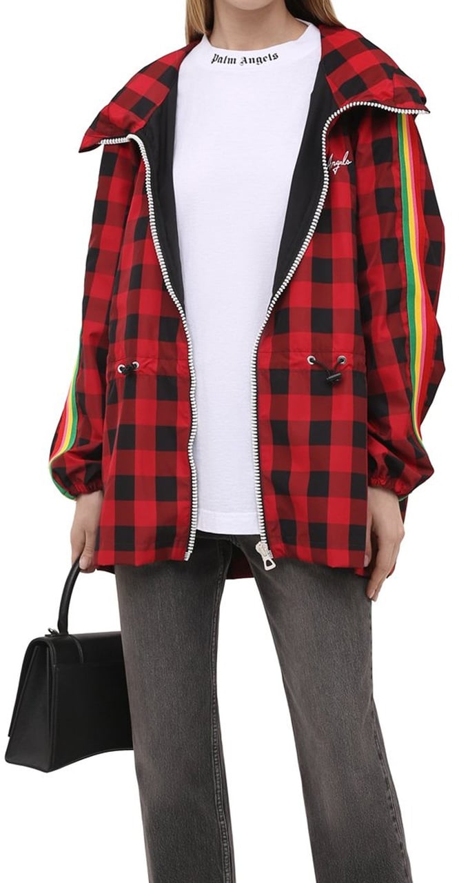 Palm Angels Windbreaker Jacket Rood
