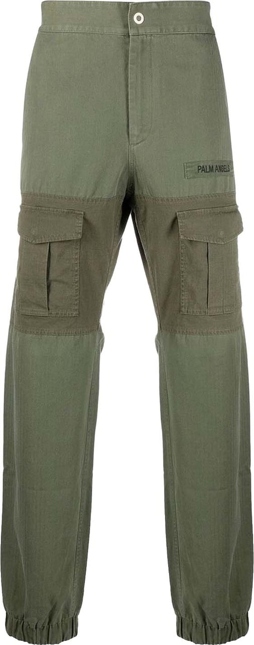Palm Angels Cotton Trousers Groen