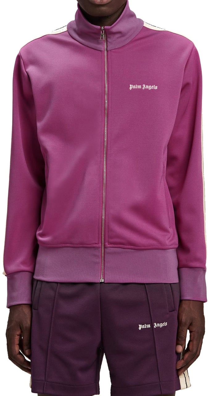 Palm Angels Logo Track Sweatshirt Roze