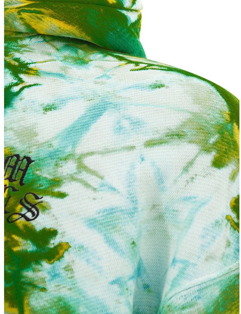 Palm Angels Tye And Dye Hooded Sweatshirt Divers