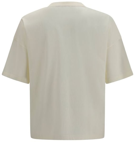 Palm Angels Beige Cotton T-Shirt Beige