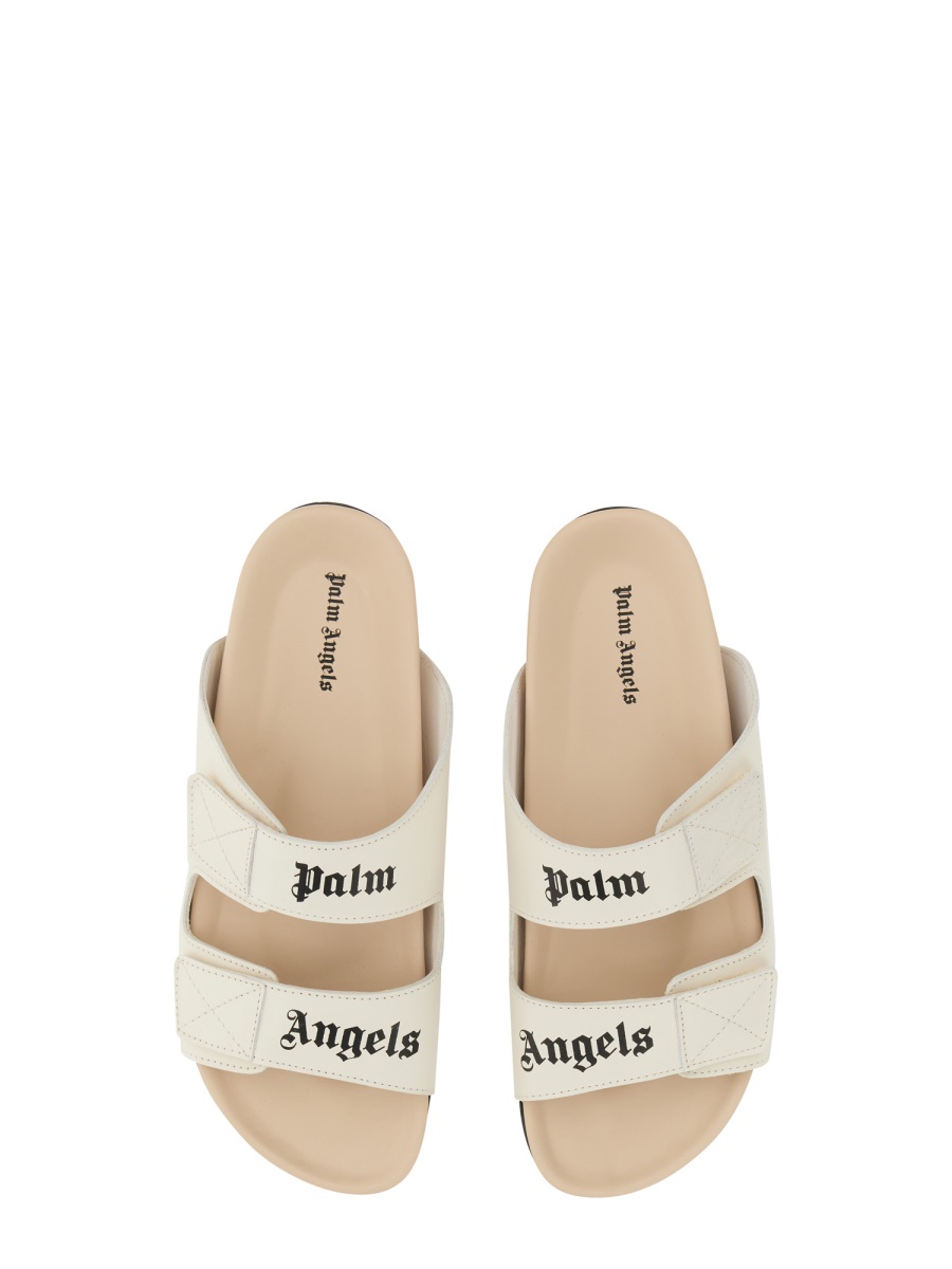 Palm Angels SANDAL WITH LOGO Wit