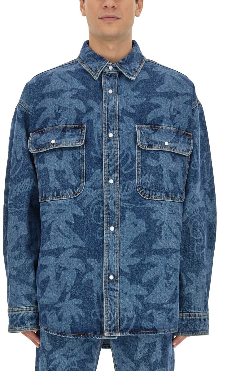 Palm Angels PALMITY JACKET Blauw