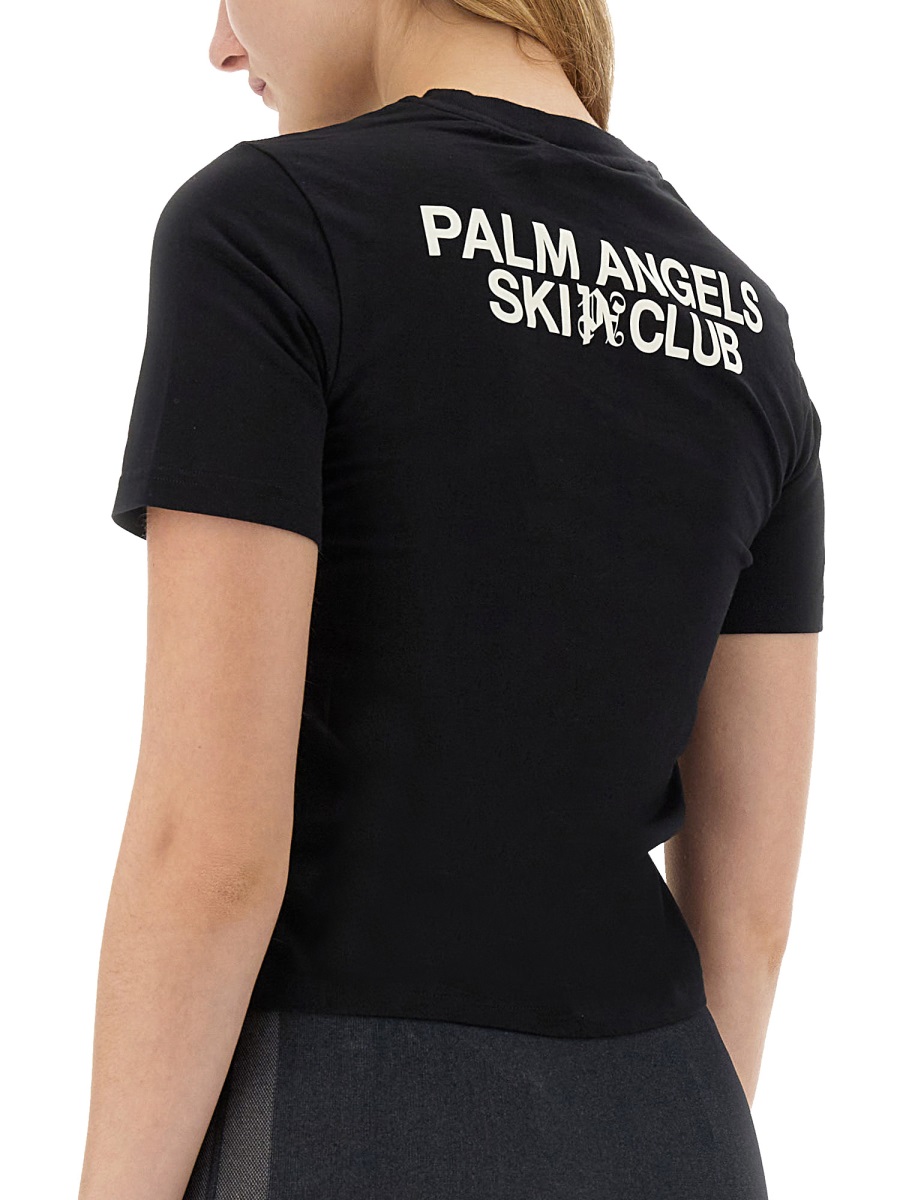 Palm Angels PALM SKI CLUB T-SHIRT Zwart