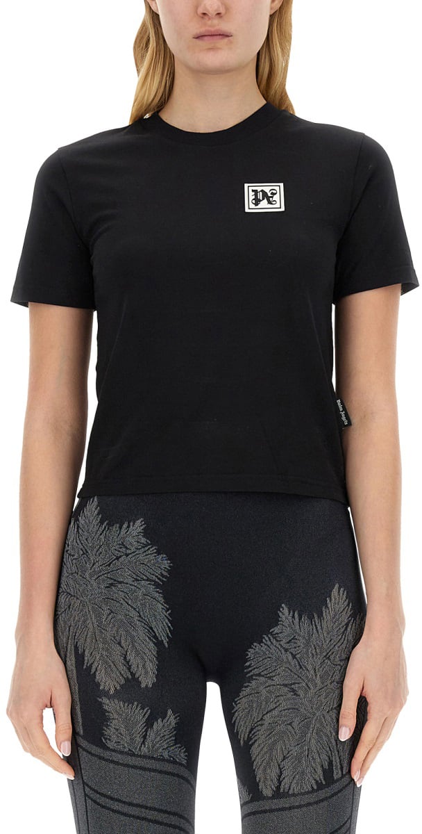 Palm Angels PALM SKI CLUB T-SHIRT Zwart