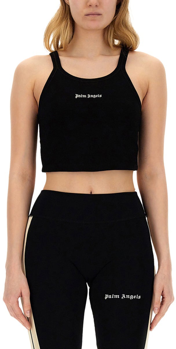 Palm Angels TOPS WITH LOGO Zwart