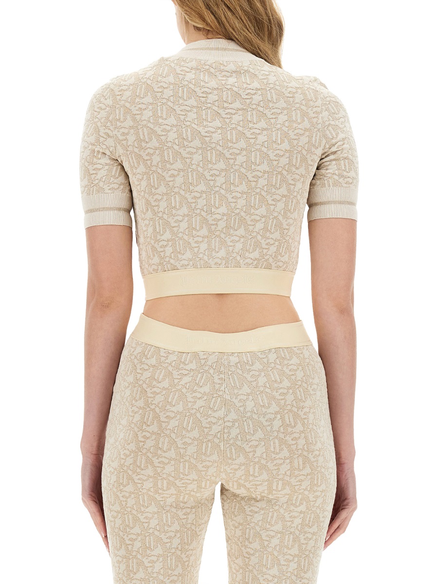 Palm Angels MONOGRAM JERSEY Wit
