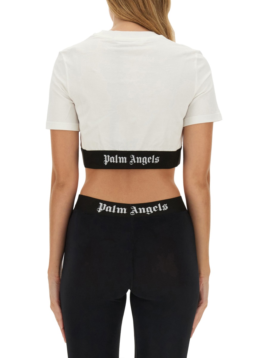 Palm Angels T-SHIRT WITH LOGO Wit